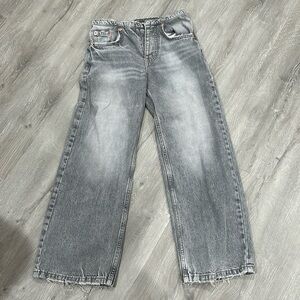 Kids baggy size 9 jeans grey